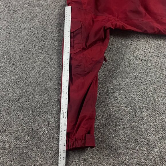 The North Face HyVent Jacket Men's Small Hooded Red Black - Picture 13 of 14